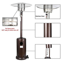 AIZYR Free Standing Outdoor Patio Heater - Patio Gas Heater Easy Control Bathroom Heater for Outdoor Restaurant Garden,Natural Gas