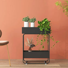 Simple Trending Plant Stand 2-Tier Plant Shelf For Indoor Outdoor Metal Small Plant Display Rack For Living Room Bathroom Balcony Creative And Fresh Flower Pot Stand Multifunctional Storage Rac