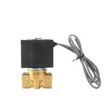 VX2120 G1/8 1/4 3/8 Brass Solenoid Valve 2 way 2 position Air Steam Water Valve Normal Close Type(VX2120 06 G1-8,DC24V_5PCS)