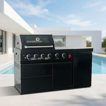 Chery Industrial 65-Inch 4-Burner 72000 BTU Propane Grill Island