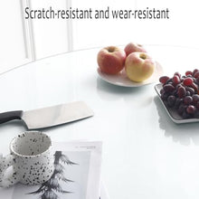 Tempered Glass Table Top， Thick Glass Surface， Multiple Sizes， Transparent Table Surface， for Patio Table, Dining Table(90CM(35IN))