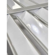 Adjustable Patio Awning with Continuous Hinge for Home Exteriors, Shade-Providing Louver Shutter with Integrated Flashing for Doors, Powder-Coated Frame Shade with Mounting Hardware for Entryways
