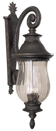 Minka Lavery Outdoor Wall Light 8908-94 Newport Aluminum Exterior Wall Lantern, 160 Watts, Heritage