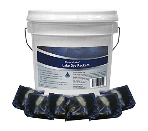 EasyPro Pond Products PD80PSB Concentrated Serenity Blue Agricultural Pond Dye (80 Pack)