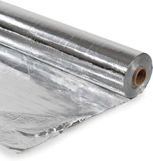 TWCUSEP Pure Aluminum Solid Radiant Barrier 4' x 1000' (4000 Square Feet), Non-Perforated Insulation Roll, Reflective Vapor Barrier Sauna Increase Energy Efficiency (Class 1 Class A ASTM Fire Rated)