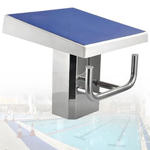 GLBMXDD 15° Inclined Professional Diving Platform, Heavy Duty Swimming Pool Diving Platform, Load 600LBs, 304 Stainless Steel Non-Slip Diving Boards, for Pool Training Competition B