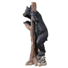 HI-LINE Climbing Black Bear Cub Statue