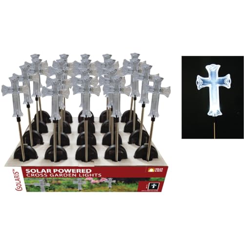 Alpine Corporation Solar Cross Garden Stake