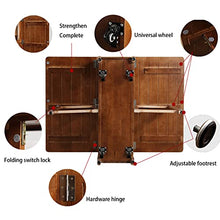 Folding Dining Table with Drawer, Space Saving Design, Stores 4 Chairs, Ideal for Small Spaces and Mobile Living (Natural)
