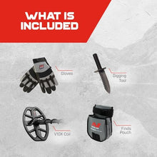MINELAB Vanquish 360 Bundle, Includes Metal Detector, Digging Tool, Finds Pouch, and Gloves