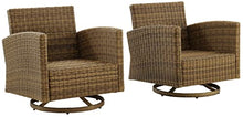 Crosley Furniture Bradenton 2-Piece Swivel Rocker Chair Set