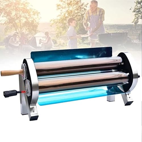 Outdoor Solar Cooker, Portable Sun Oven, 70mm Large Diameter Double Vacuum Tube, Smokeless Solar Camping Grill, Light & Electricity Powered, Reusable Survival Gear