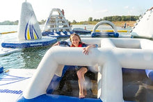 AQUAGLIDE Sierra 10 Floating Dock Island for Lake, Boat, Pool, Beach - Blue