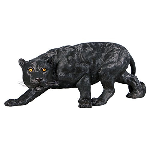 Design Toscano Shadowed Predator Black Panther Statue: Grande