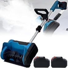 ddingsmafosee 21v Snow Blower Cordless - Electric Snow Shovel with Battery,600w Brushless,3000rpm,25.4cm(10in) Width & 16cm (6.3in) Depth Electric Snow Throwers 2batteries