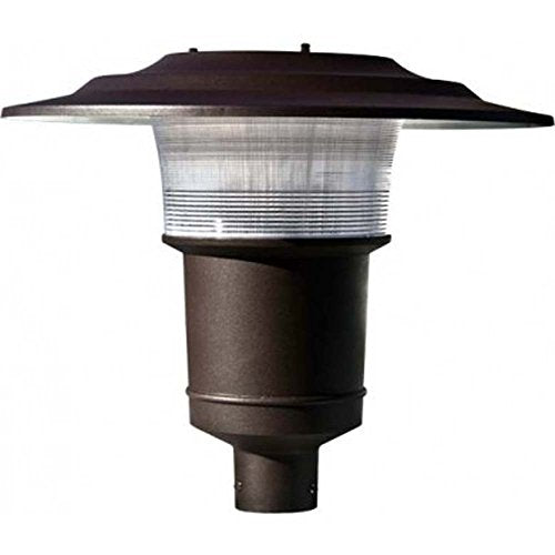 Dabmar Lighting GM652-BZ-MT Powder Coated Cast Aluminum Architectural Post Top Light Fixture, Bronze Finish
