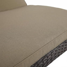 Outdoor Escape Brown Outdoor Patio Chaise Lounger with Cushioned Seat, Weather-Resistant Frame, 37.5 Inch High, Backyard Poolside Lounge Chair