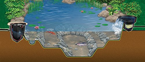 Aquascape DIY Backyard Pond Kit 6ft x 4ft Black