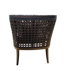 AFD GF-LD17611C/1 Monterey Outdoor Table Patio Dining Set of 7, Black