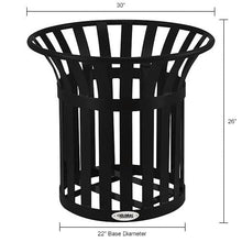 Global Industrial Commercial Grade Steel Slat Planter, 14 Gallon Capacity,