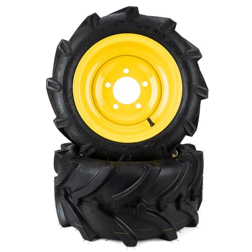 (2) Aggressive Tire Assemblies 18x8.50-10 Fits John Deere 1023E 1026R 1025R LVA20123