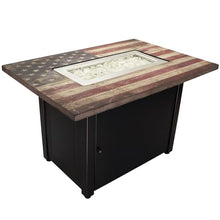Endless Summer The Americana Outdoor Propane Fire Pit Table, 40" x 28"