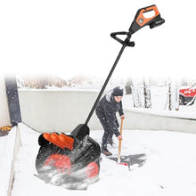 Beachtiful Snow Shovel, Cordless Electric Snow Shovel with 41cm. Width, 15cm. Depth, 10m Throw Distance, Snow Blower Shovel for Patio Driveway(2 Battery)