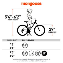 Mongoose Impasse HD Mountain Bike Aluminum Frame Twist Shifters 29-Inch Wheels Charcoal