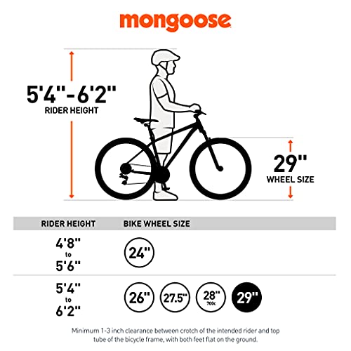 Mongoose Flatrock DX Hardtail Mountain Bike Red