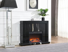 Acme Drisana Fireplace in Black