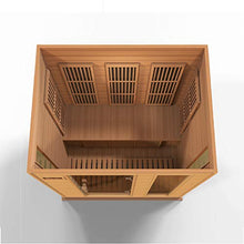 MAXXUS 3 Per Low EMF FAR Infrared Carbon Canadian Red Cedar Sauna Red