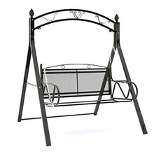 ELUKHT Creative Hotel Patio Porch Swing Glider with Stand Outdoor Swing Chairs for Adults, Garden Swing Comfy Outdoor Swing Chair Bench Perfect Set for Patio, Porch and Poolside