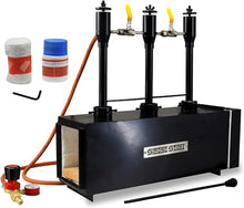 SIMOND STORE Portable Propane Blacksmith Forge Triple Burner, 2600F Rated