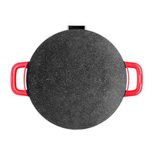 Round Barbecue Stove Household Electric Barbecue Pot Plate Smokeless Non-stick Grill(34CM)