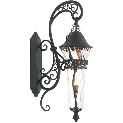 Kalco Anastasia Two-Light Outdoor Wall Light Burnished Bronze