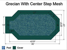 Loop-Loc Super Mesh In-Ground Pool Safety Cover Green 20'9" x 39'9