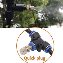 120PCS Brass Misting Nozzles for Cooling System Mister Nozzles Low Pressure, Fog Nozzle Water Mister Sprinkle for Patio Garden Sprayer Irrigation Tool Kit, 6MM Connection (Size : 0.15mm)