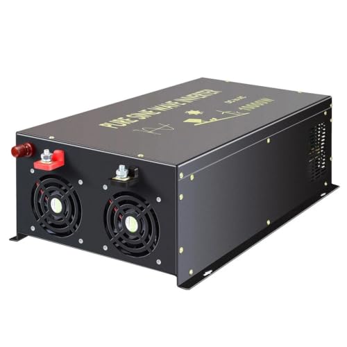 10000W Pure Sine Wave Solar Inverter 24V to 220V Power Inverter Generator Converter 12V/48V DC to 120V/230V/240V AC(12V,110V,Universal)