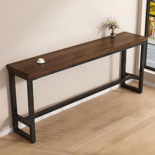 DESALAI 47/55/63 Inches Solid Wood Bar Height Table,Narrow Table,Suitable for 2/3 People,Suitable Kitchens, Small Spaces, Coffee Shops 01 63x12in/160x30cm