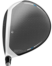 TaylorMade SIM MAX-D Driver UST Mamiya Helium 4 Shaft 10.5 Degree Loft Right Hand Senior Flex Black Titanium Blue