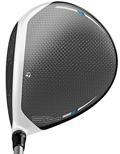 TaylorMade SIM MAX-D Driver UST Mamiya Helium 4 Shaft 10.5 Degree Loft Right Hand Senior Flex Black Titanium Blue