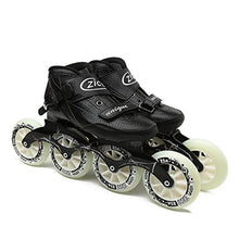 N\\C Carbon Fiber Inline Speed Skates Blackcomplete3