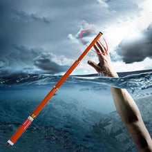 CHZDPP 14 18 21 32 Feet Pool Safety Hook with Luminous & Reflective, Marine Salvage Rods for Day/Night, Life-Saving Equipment for Drowning Swimmers (Size : 10m(32.8ft/394inch))