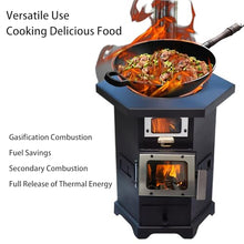 FENGXCXY Wood Burning Stove, Multi-Functional Fireplace for Home Heating