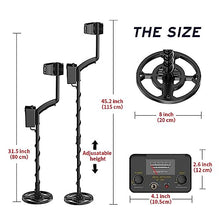 UYCVT Metal Detectors, Treasure Hunter Gt200 Metal Detector Professional High Sensitive Underground Iron Metal Gold Detector Adjustable