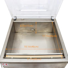 WYDDDARY Heavy Duty Vacuum Sealer 110V Stainless Steel 900W 17.7inch Sealing Length