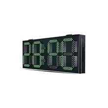 Outdoor Iron Box high Brightness 10 inch Green LED Digital Clock time dis-Play LED Digital Panel Gas Station Gas Price Sign for Office/Home/Living Room/School (Pcb Oil Price Plate 1)