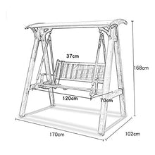 KYTGFH Patio Swing Chair with Stand - for Garden Backyard Porch Swings Adults Patio Furniture Porch Swing Outdoor Swing Chair Bench Suitable for Patio,Garden,Poolside,Balcony