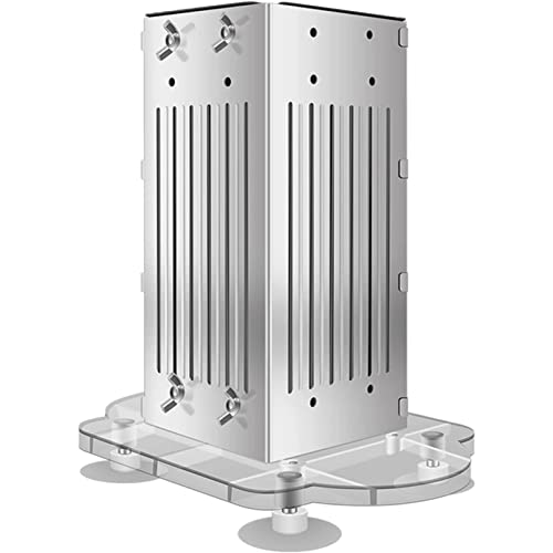 MLUENF BBQ Meat Skewers Maker, 49 Holes Vertical Skewer Kebab Machine, Stainless Steel Tofu Skewer Make Tools, Cooks Kebabs, Skewers and Roasts, for Kitchen Picnic Camping