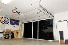 Lifestyle Screens Garage Door Screen (6'Wx7' & 8'H in All Options; 8'Wx7'H in All Options) Pull Down Screen Panel Durable Aluminum Frame Sizes (Sandstone, 8'W x 7'H with 17x20 White Privacy Screen)